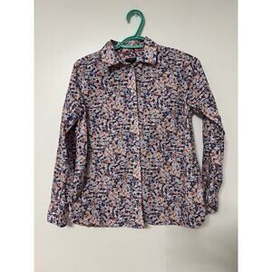 Talbots Shirt Top Print Button Up Lightweight Long Sleeve ( LOT OF 3)